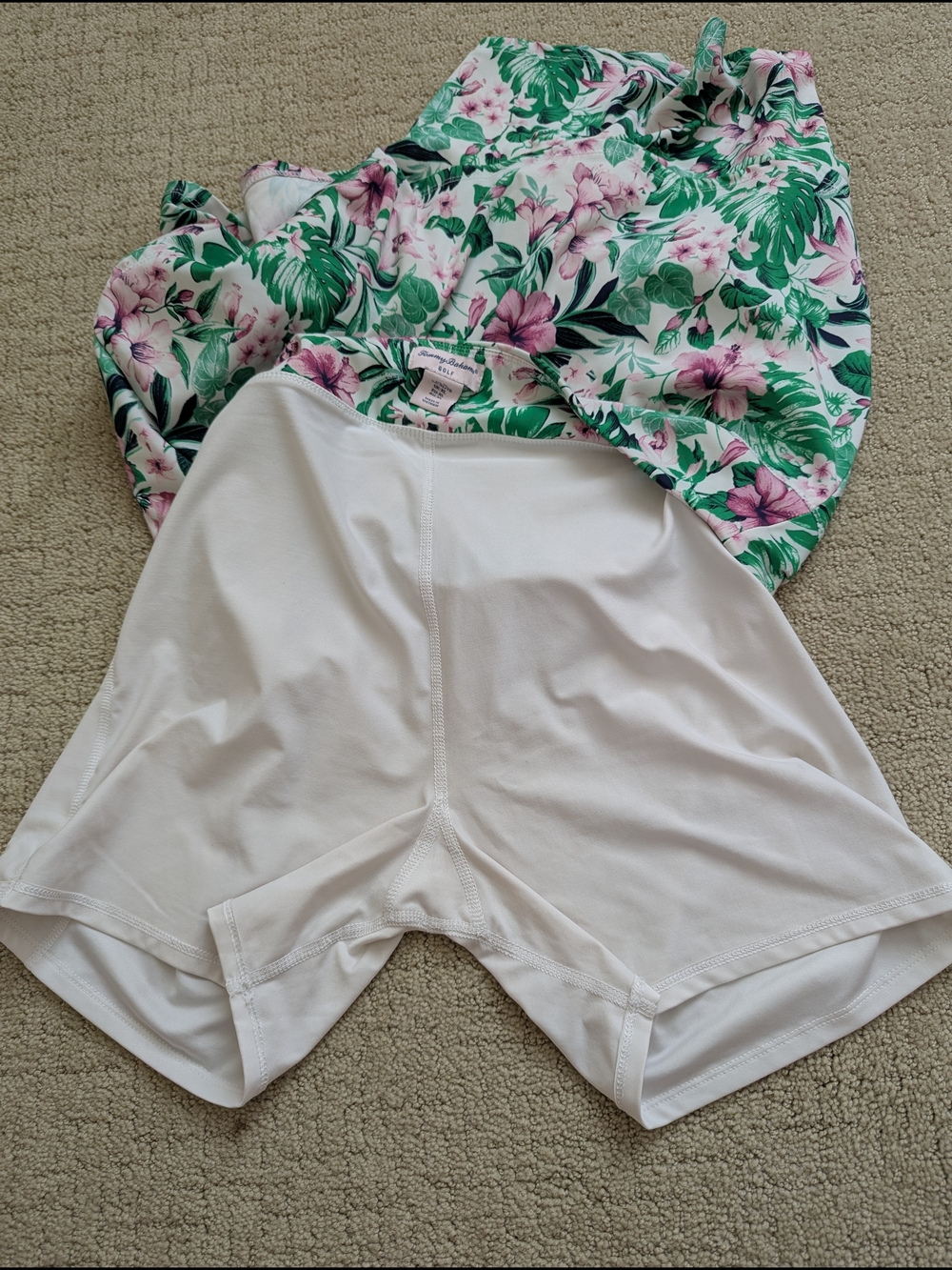 Tommy Bahama Golf Skort XL Flounce Skirt Short Tropical Floral Tennis Pickleball - Picture 5 of 7